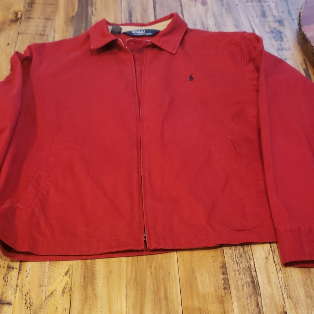 Polo Men's XL Bomber Jacket Red!!!